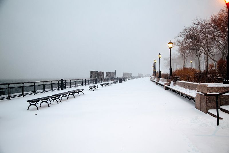 Panorámica del Battery Park en Nueva York