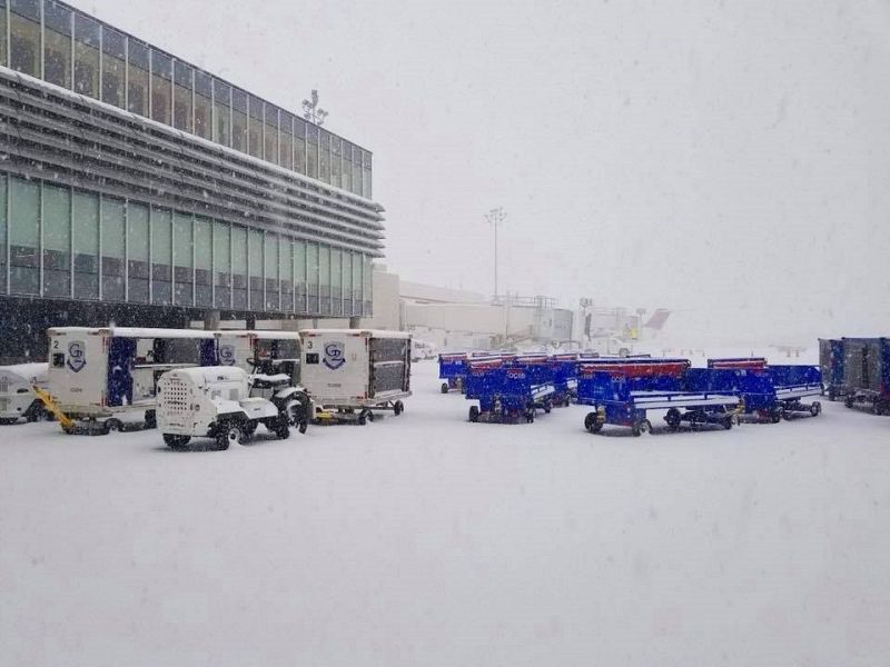 Temporal de frío en Carolina del Sur