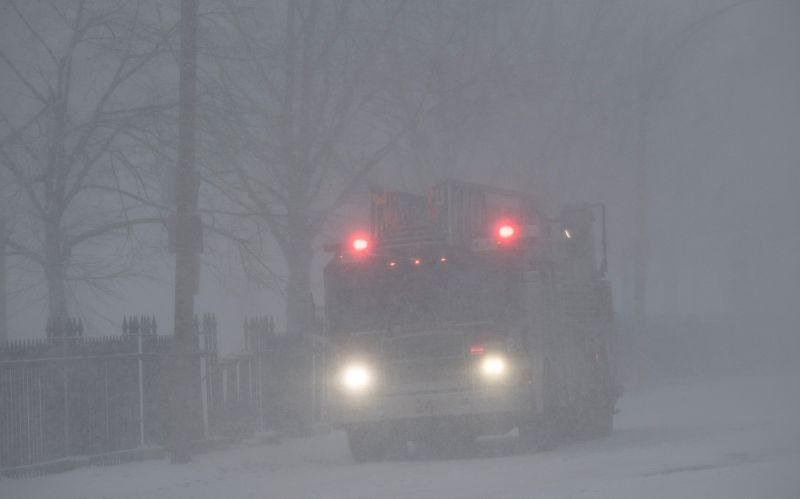 Temporal de nieve en Boston