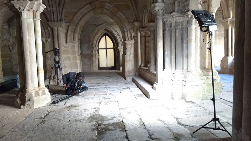 Santa María la Real - Zona de acceso al claustro