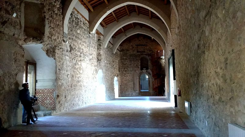 Castillo de Peña Bermeja (Brihuega, Guadalajara) ¿ Salón noble restaurado