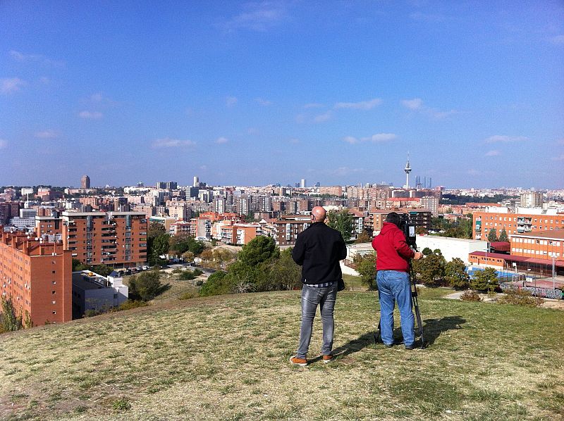 Captando una perspectiva de Madrid