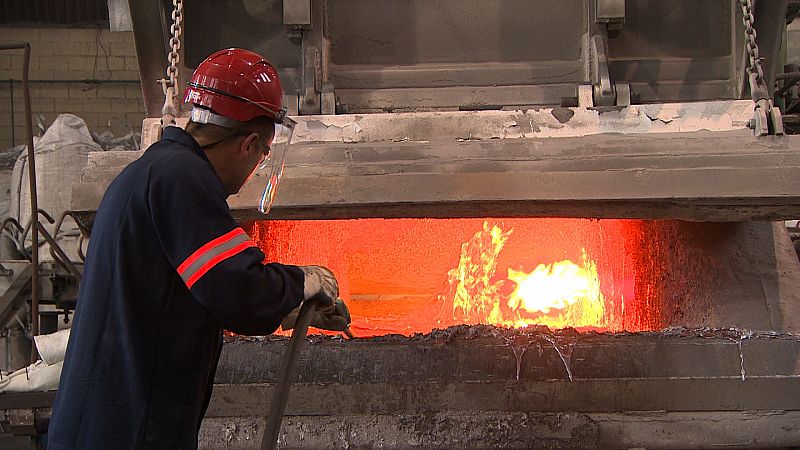 Horno de fundición de aluminio de Fundial