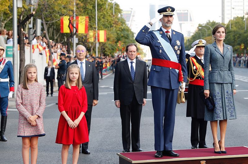 El Rey Felipe VI en la Fiesta Nacional