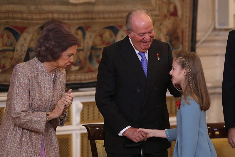 Felipe VI en su 50 cumpleaños impone hoy el Toisón a la Princesa Leonor