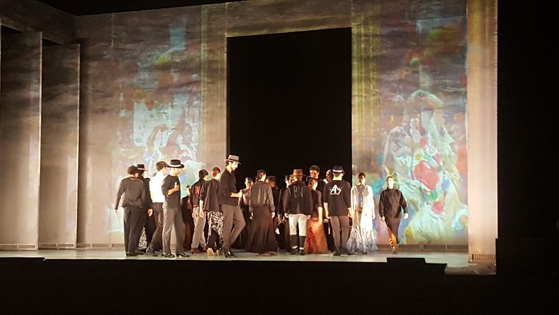 El BNE interpretando la obra Sorolla de Antonio Najarro