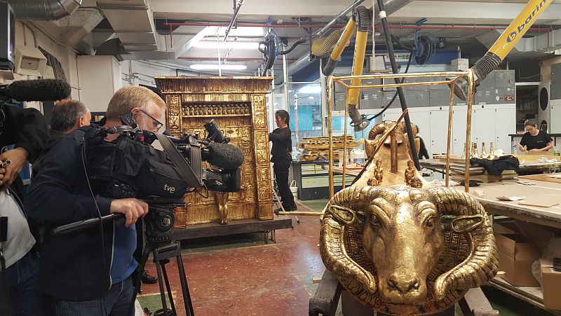 Grabando en Sección de Utilería