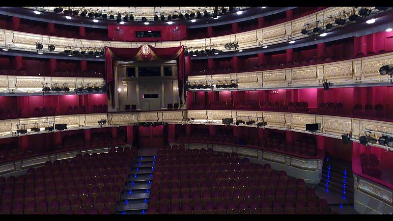 Patio de butacas, Palco Real y palcos del Teatro Real