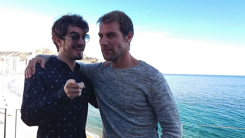 Lander Otaloa y José Manuel Poga posan para RTVE.es