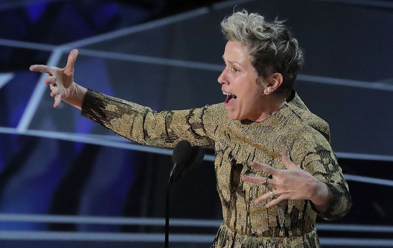 La ganadora del Oscar a Mejor Actriz, Frances McDormand