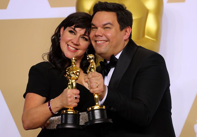 Kristen Anderson-López y Robert López, compositores del tema principal de 'Coco', "Recuérdame"