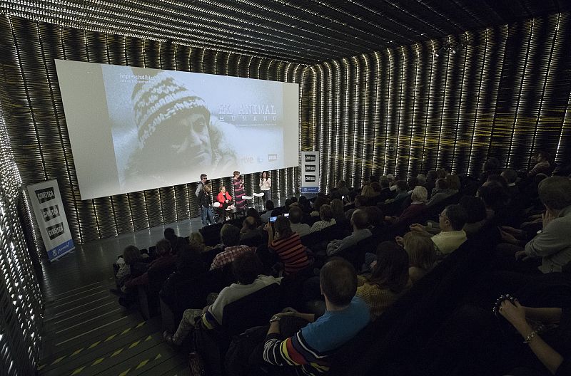 La sala Azcona de la Cineteca, llena a rebosar