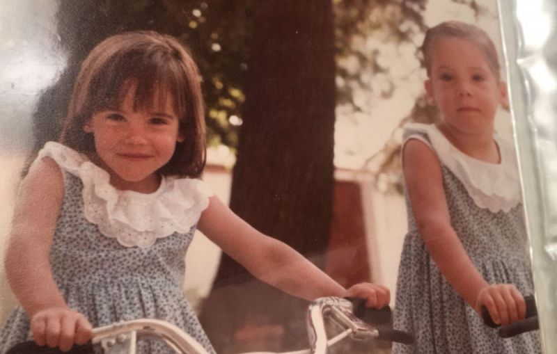 Teresa y Cristina con 5 años