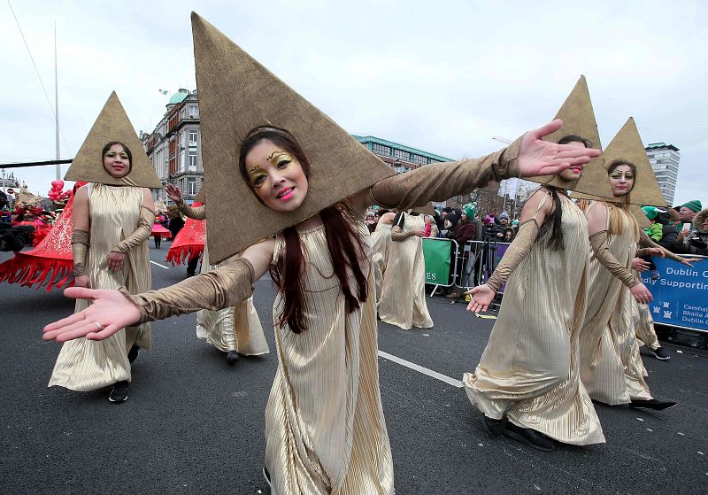 Desfile de San Patricio en Dublín
