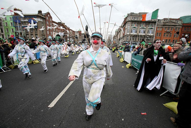 Desfile de San Patricio en Dublín