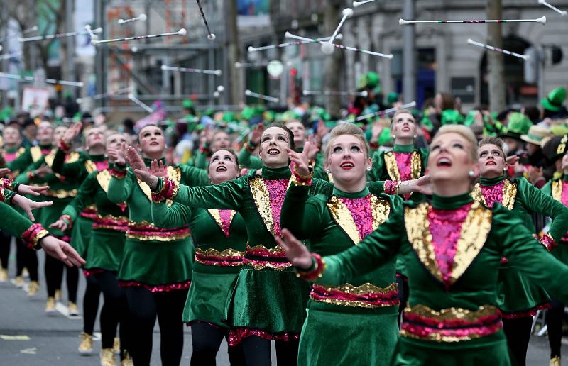 Desfile de San Patricio en Dublín