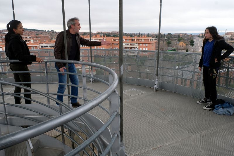 Nacha y Elías en acción