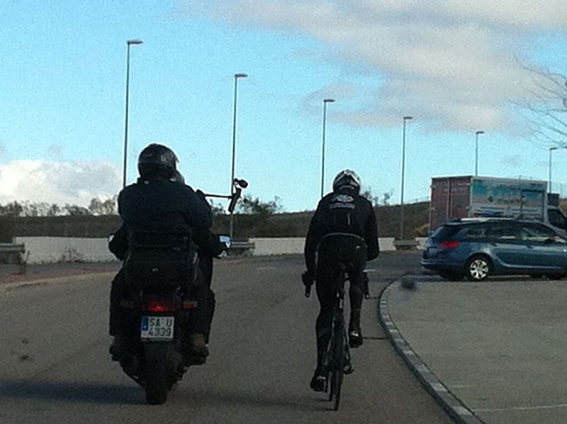 Rodando con Manuel Quinziato