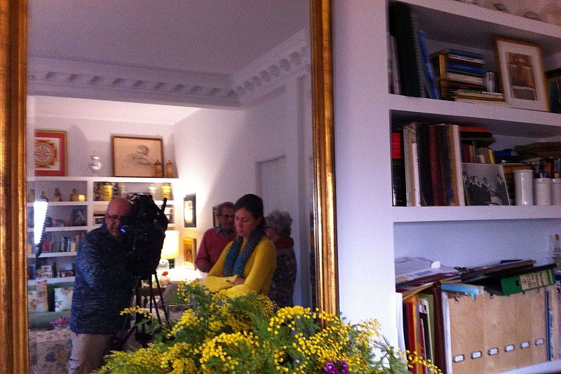 Fernando Brioles en plena captación