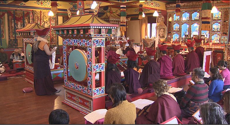 Ceremonia de Mahakala en Panillo