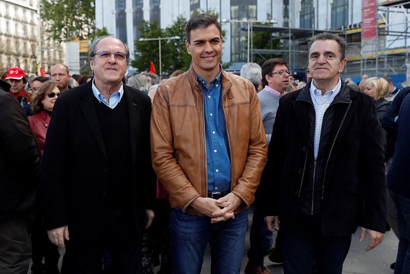 Manifestación en Madrid con motivo del Primero de Mayo