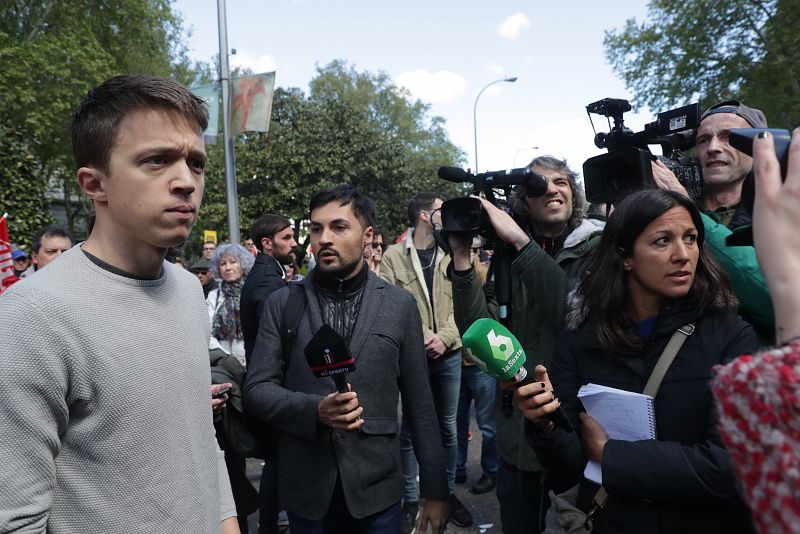 Manifestación en Madrid con motivo del Primero de Mayo