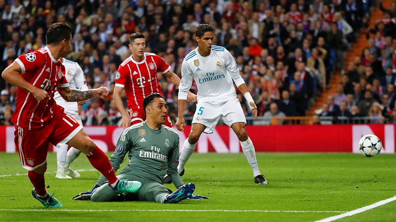 El jugador colombiano ha batido a Keylor Navas para poner el 2-2 en el marcador.