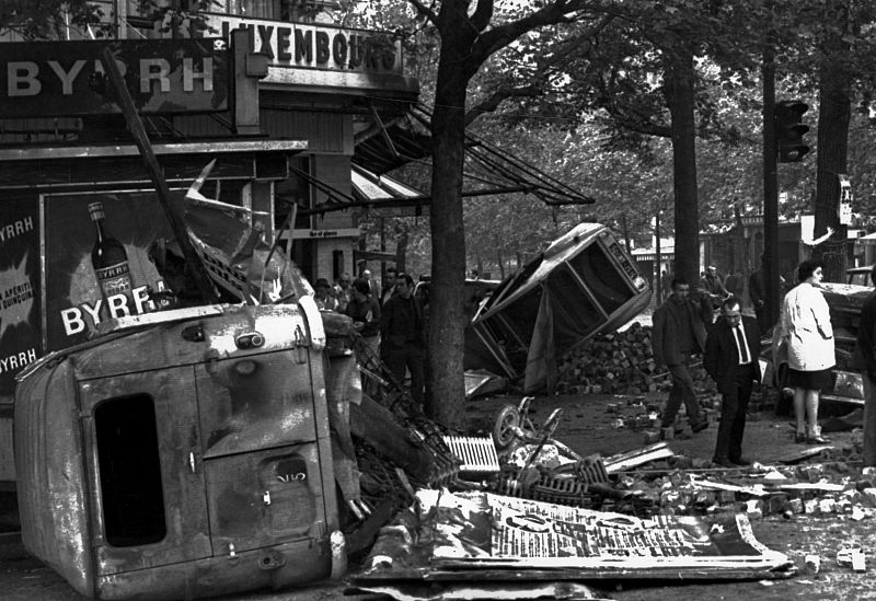 Mayo del 68 - Los daños después de los disturbios