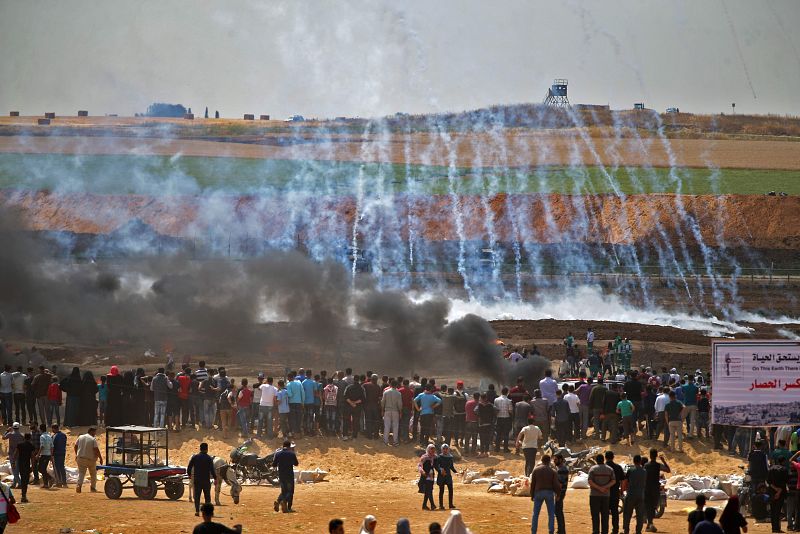 Protestas contra la embajada estadounidense en Jerusalén