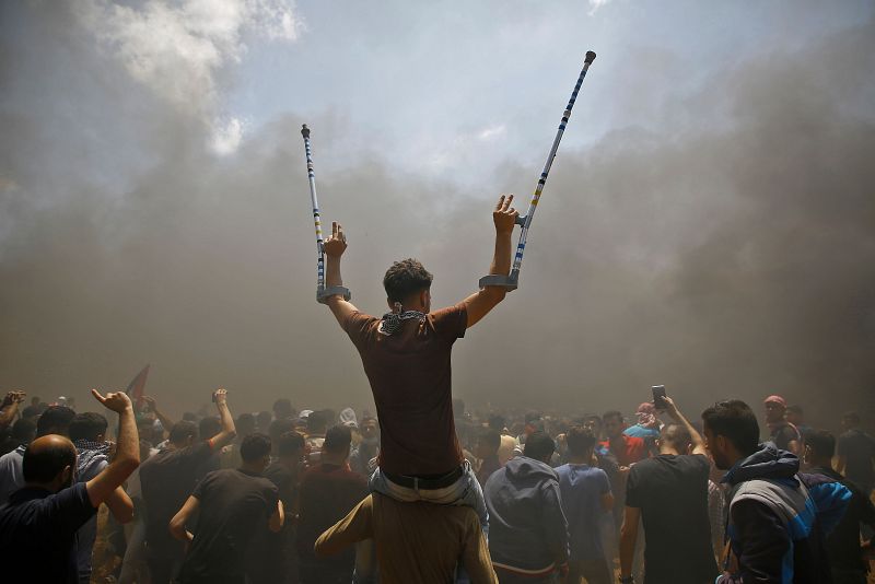 Protestas contra la embajada estadounidense en Jerusalén