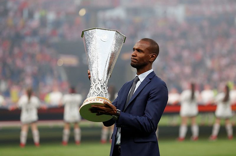 Eric Abidal ha sido el embajador de la final de la Europa League.