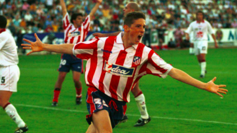 Primer gol de Torres con el Atlético