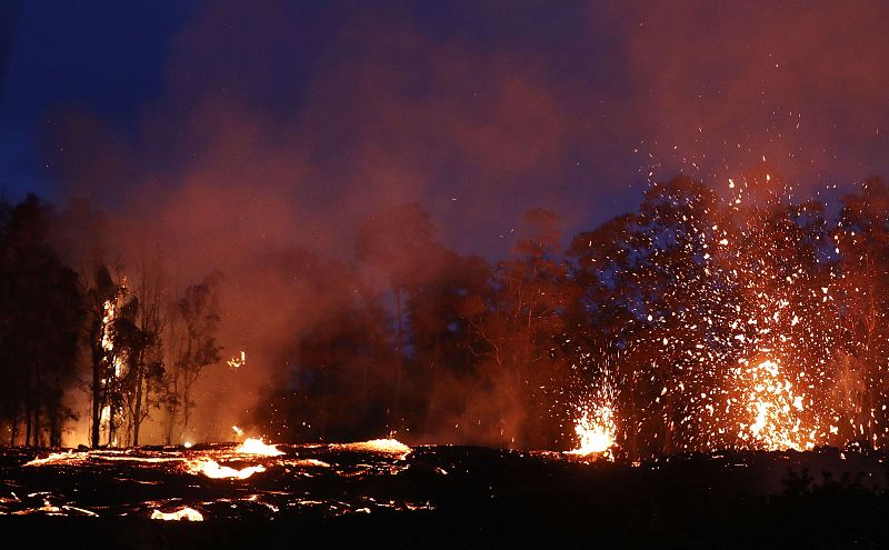 Surtidores de lava