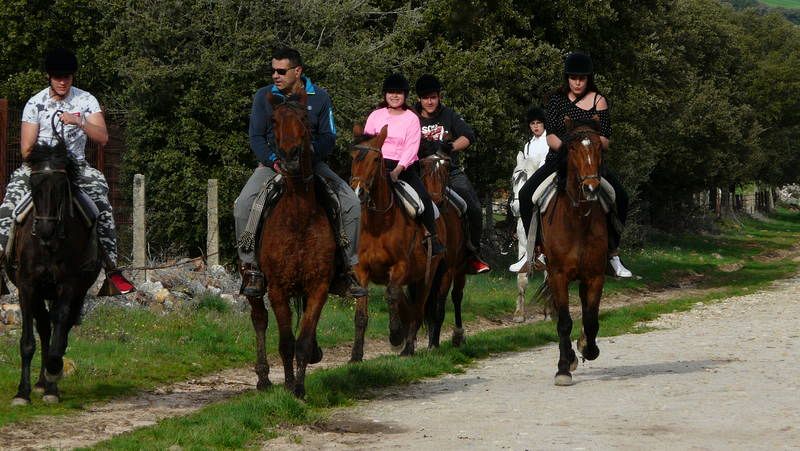 Tienen una escuela viajera, de circo, de cine, montan a caballo... se trata de que tengan experiencias de éxito en la vida