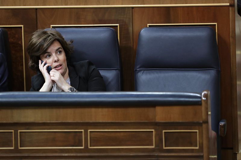 El presidente del Gobierno ausente en su escaño