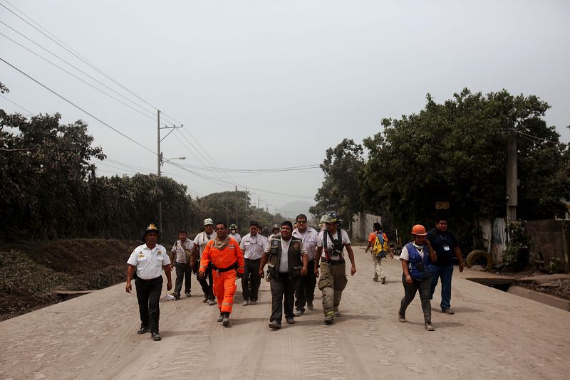 La erupción más violenta del volcán 'Fuego' en Guatemala