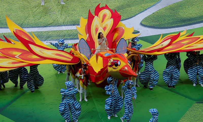 La soprano Aida Garifullina era la otra estrella en el concierto.