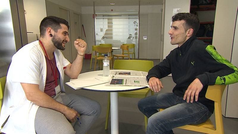 Pau e Isaac en el CAS Baluard