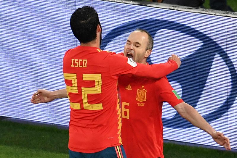 Las mejores imágenes del España-Marruecos