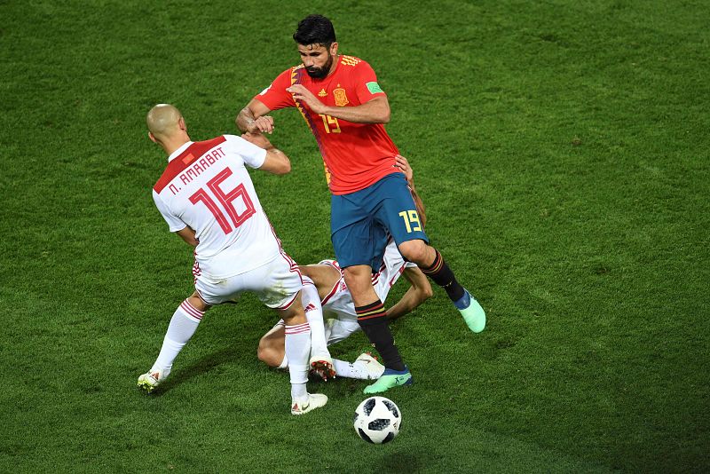 Las mejores imágenes del España-Marruecos