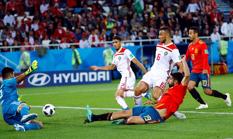 Las mejores imágenes del España-Marruecos