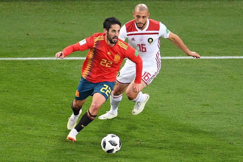 Las mejores imágenes del España-Marruecos