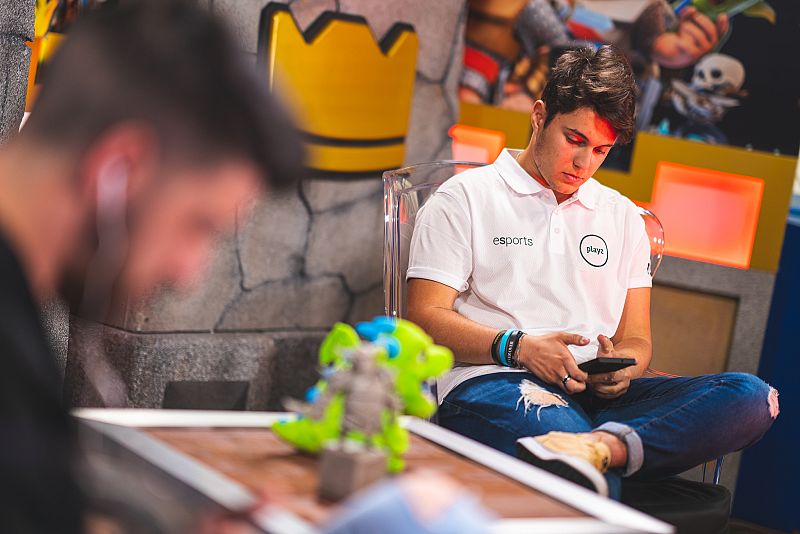 Cuchii Cuu, en su partido de cuartos contra JNavarro