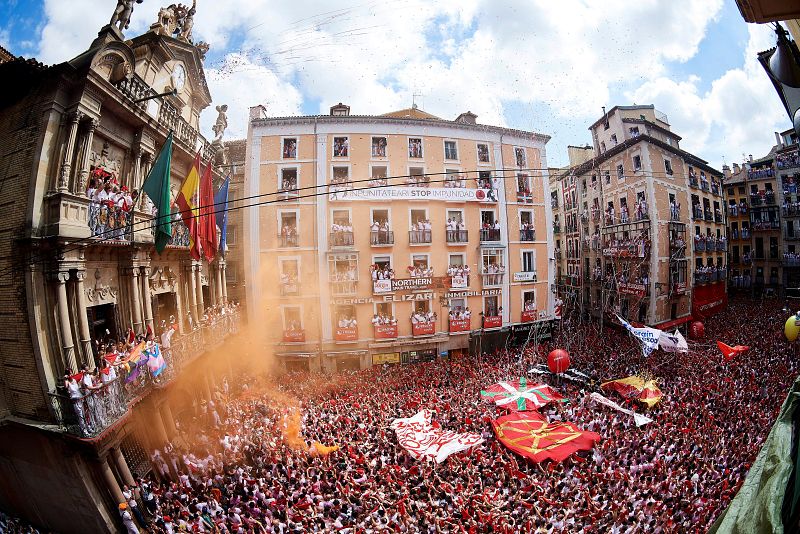 Da comienzo San Fermín 2018 con el tradicional chupinazo