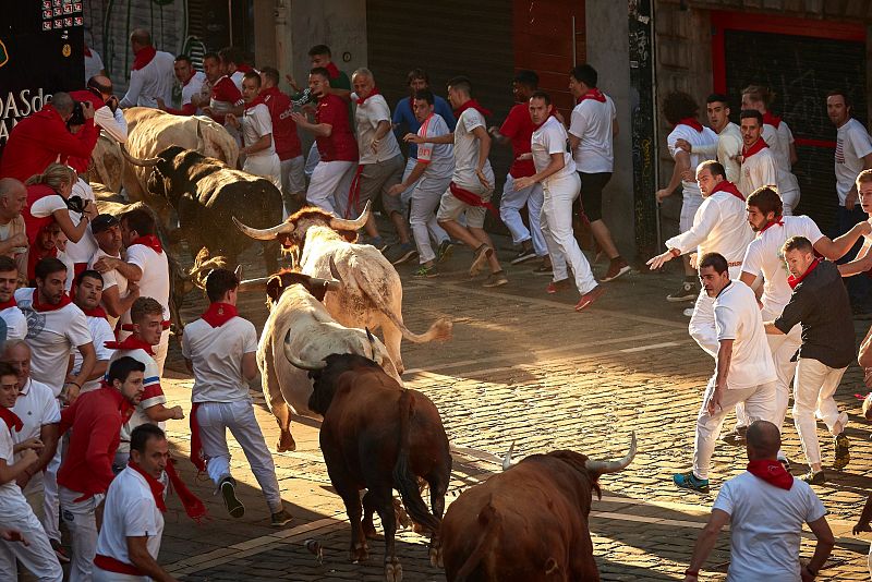 Tercer encierro de los Sanfermines 2018