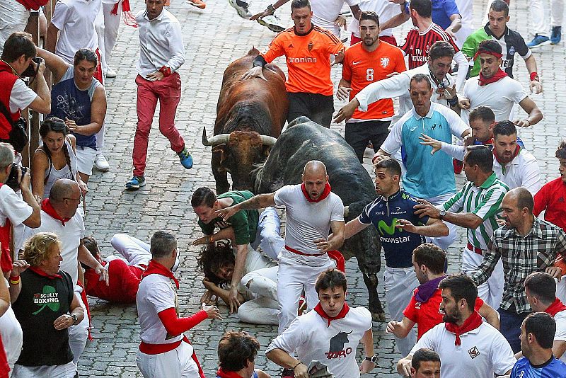 Tercer encierro de los Sanfermines 2018