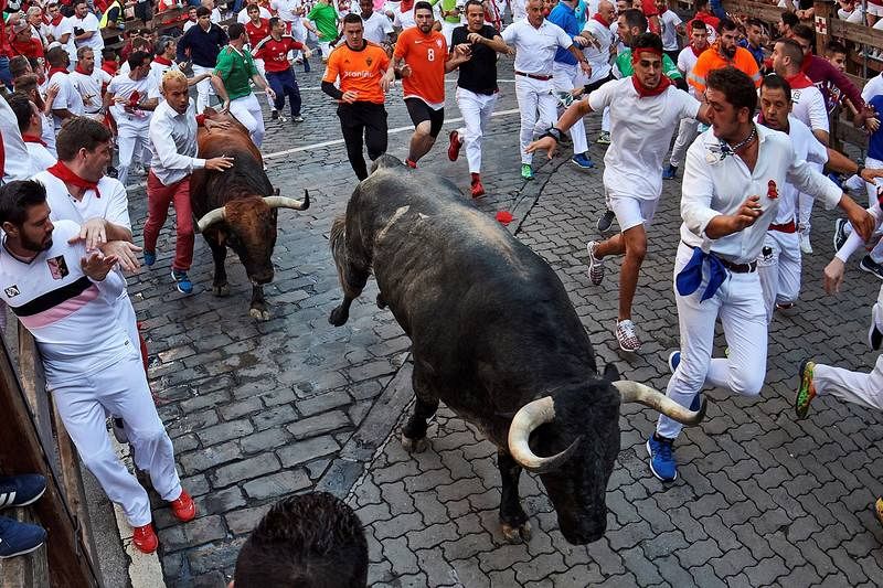 Tercer encierro de los Sanfermines 2018