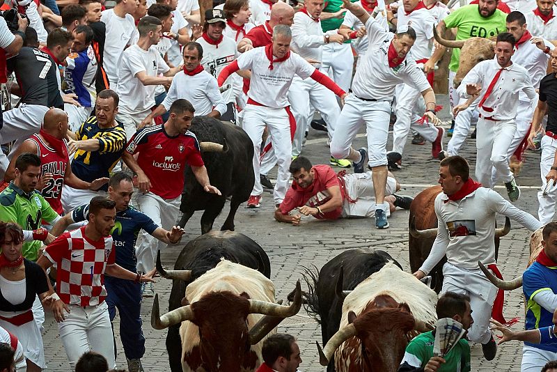 Cuarto encierro de los Sanfermines 2018