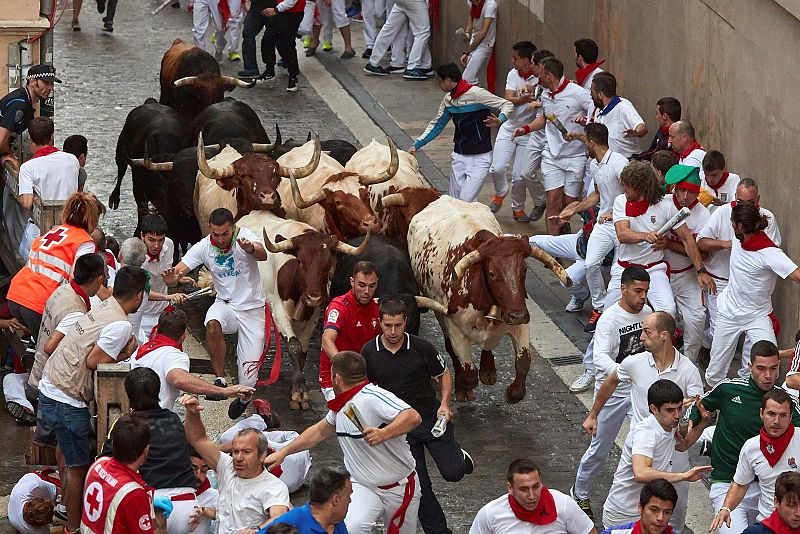 Sexto encierro de los Sanfermines 2018