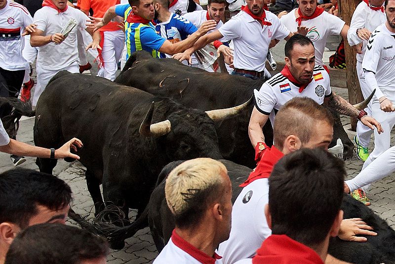 Séptimo encierro Sanfermines 2018